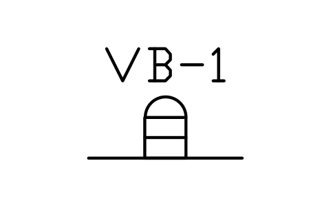 Preview of the Vacuum breaker symbol, block PLF_VACUUM_BREAKER