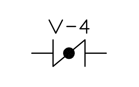 Preview of the Butterfly valve symbol, block PLF_VALVE_BUTTERFLY