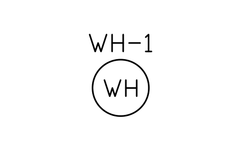 Preview of the Water heater, storage symbol, block PLF_WATER_HEATER