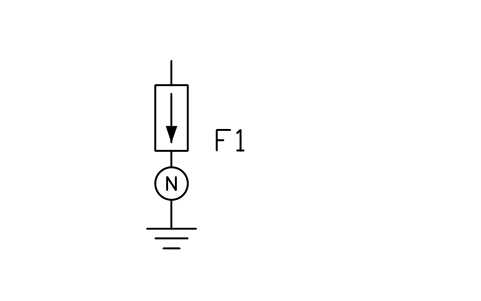 符号 Surge arrester with counter 的预览，块名 PWR_ARRESTER_COUNTER