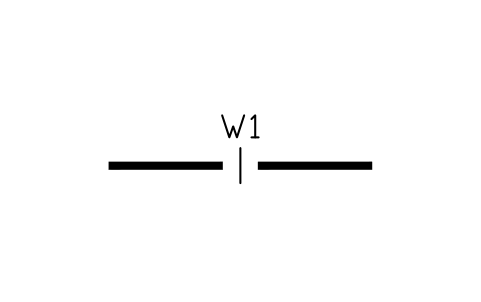 符号 Busbar with section break 的预览，块名 PWR_BUS_SECTION