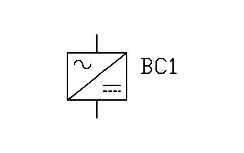 符号 Battery charger 的预览，块名 PWR_CHARGER