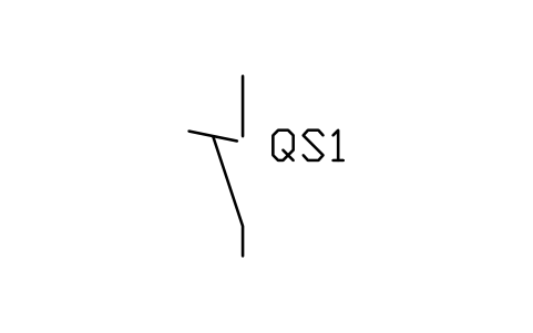 符号 Disconnector 的预览，块名 PWR_DISCONNECTOR