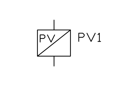 符号 PV array 的预览，块名 PWR_GEN_PV