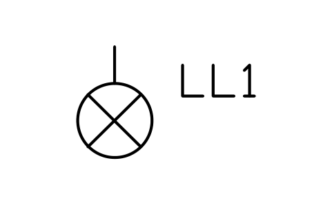 符号 Lighting load 的预览，块名 PWR_LOAD_LIGHT
