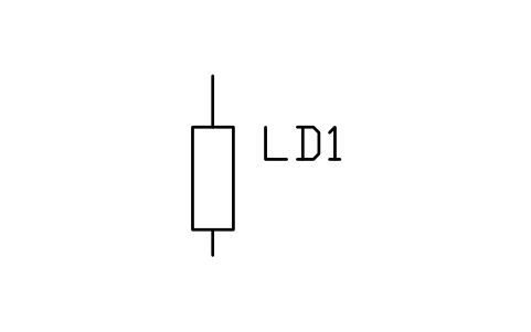 符号 Load, resistive 的预览，块名 PWR_LOAD_RESISTIVE