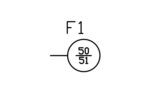 符号 Relay, overcurrent (50/51) 的预览，块名 PWR_R_5051
