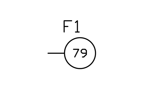 符号 Relay, auto-reclosing (79) 的预览，块名 PWR_R_79