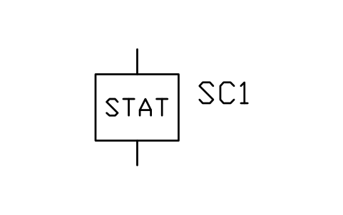 符号 STATCOM 的预览，块名 PWR_STATCOM