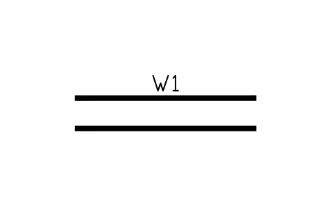 Preview of the Busbar, double symbol, block PWR_BUS_DOUBLE