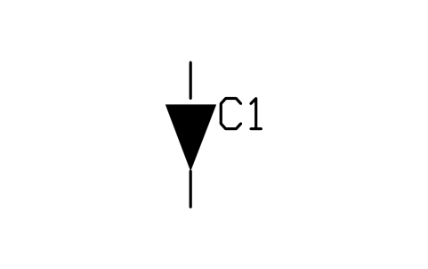 Preview of the Cable sealing end symbol, block PWR_CABLE_END