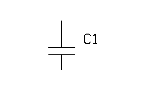 Preview of the Capacitor symbol, block PWR_CAP