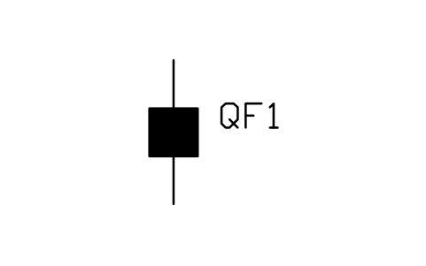 Preview of the Circuit breaker, box, closed symbol, block PWR_CB_BOX_CLOSED