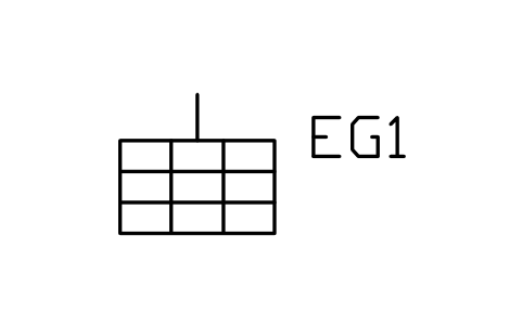 Preview of the Earth grid symbol, block PWR_EARTH_GRID