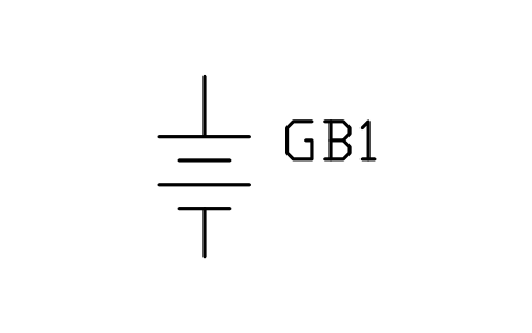 Preview of the Battery symbol, block PWR_GEN_BATTERY