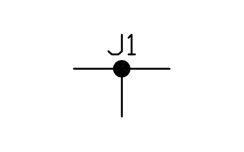 Preview of the Junction symbol, block PWR_JUNCTION