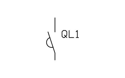 Preview of the Load break switch symbol, block PWR_LOAD_BREAK