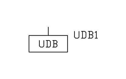 Preview of the UPS distribution board symbol, block PWR_LV_UPSDB