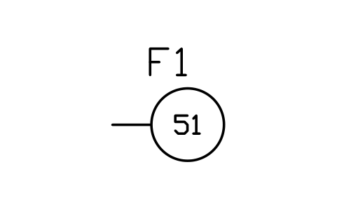 Preview of the Relay, time overcurrent (51) symbol, block PWR_R_51