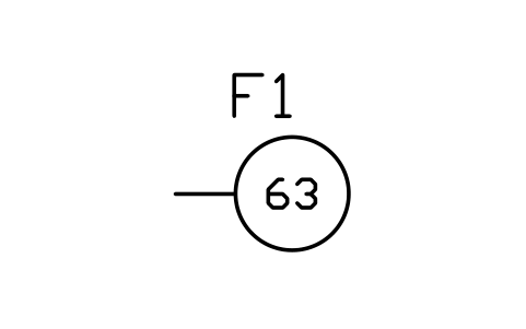 Preview of the Relay, gas / pressure (63) symbol, block PWR_R_63