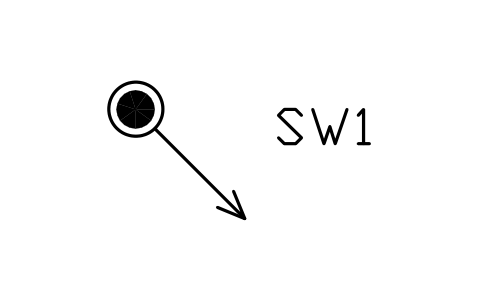 Preview of the Stay wire symbol, block PWR_STAY