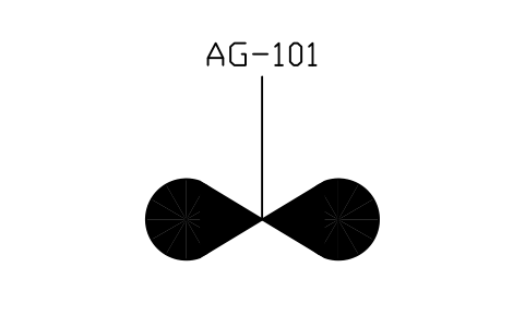 符号 Agitator, running 的预览，块名 IS5_AGIT_RUN