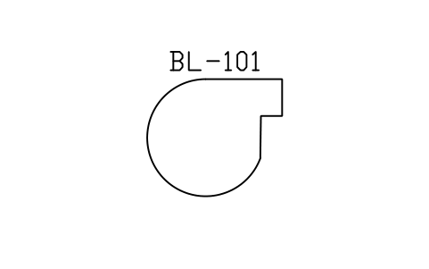 符号 Blower 的预览，块名 IS5_BLWR
