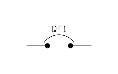 符号 Circuit breaker 的预览，块名 IS5_CBRK