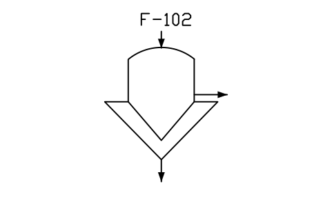 符号 Vacuum filter 的预览，块名 IS5_VFLT