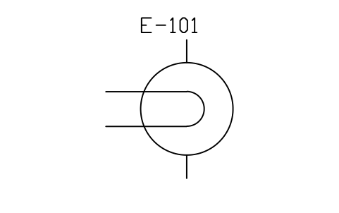 符号 Exchanger, alternative form 的预览，块名 IS5_XCHG_ALT