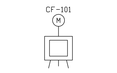 Preview of the Centrifuge, basket symbol, block PEQ_CENTRIFUGE_BASKET