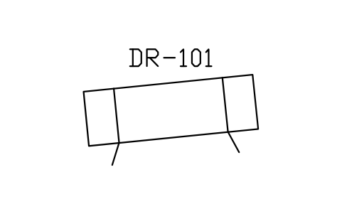 Preview of the Dryer, rotary drum symbol, block PEQ_DRYER_ROTARY