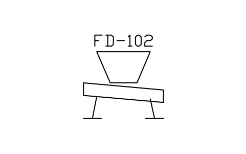 Preview of the Feeder, vibratory symbol, block PEQ_FEEDER_VIB