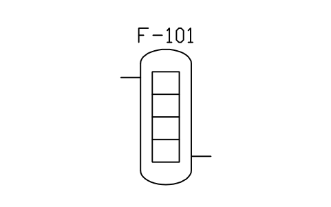Preview of the Filter, cartridge housing symbol, block PEQ_FILTER_CART