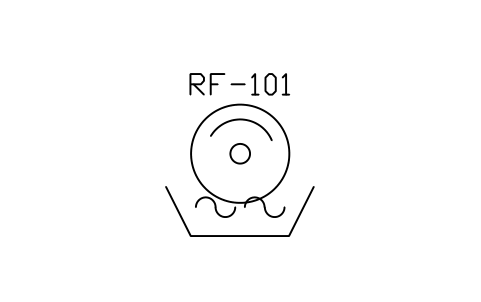 Preview of the Filter, rotary drum symbol, block PEQ_FILTER_DRUM