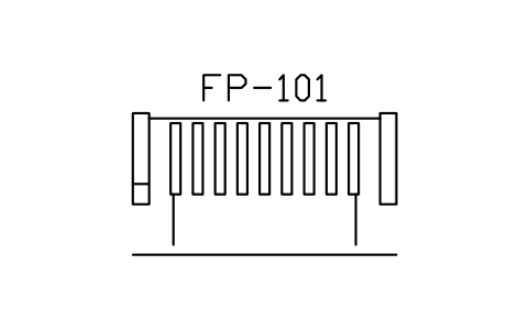 Preview of the Filter press symbol, block PEQ_FILTER_PRESS