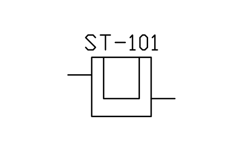 Preview of the Strainer, basket symbol, block PEQ_FILTER_STRAINER