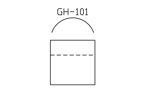 Preview of the Gas holder symbol, block PEQ_GASHOLDER