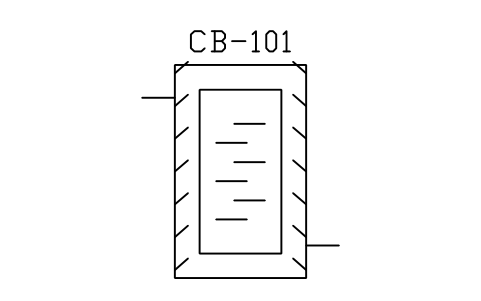 Preview of the Cold box symbol, block PEQ_GAS_COLDBOX