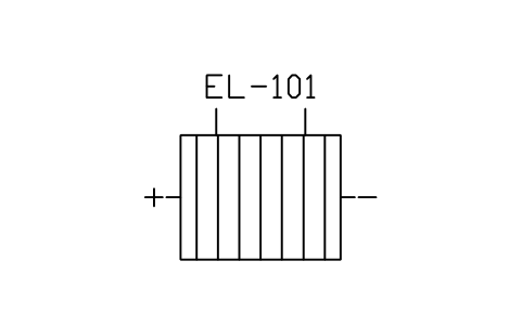 Preview of the Electrolyser, alkaline stack symbol, block PEQ_GAS_ELY_ALK