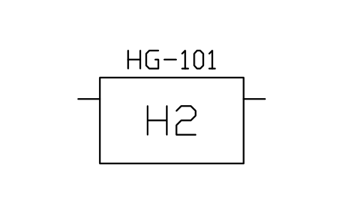 Preview of the Hydrogen generator skid symbol, block PEQ_GAS_H2GEN