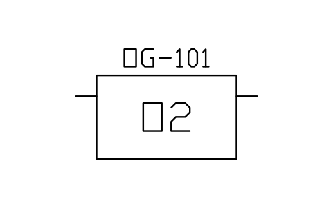 Preview of the Oxygen generator skid symbol, block PEQ_GAS_O2GEN