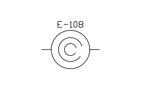 Preview of the Spiral heat exchanger symbol, block PEQ_HX_SPIRAL