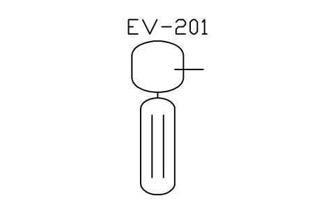 Preview of the Evaporator, falling film symbol, block PEQ_PH_EVAP