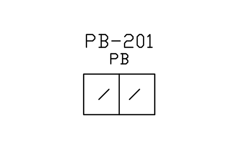 Preview of the Pass box symbol, block PEQ_PH_PASSBOX