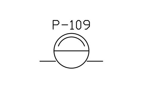 Preview of the Pump, diaphragm symbol, block PEQ_PUMP_DIAPH