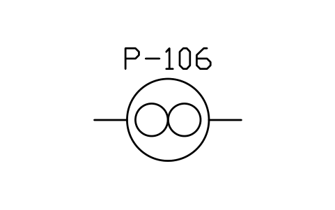 Preview of the Pump, gear symbol, block PEQ_PUMP_GEAR
