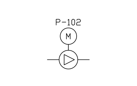 Preview of the Pump, in-line symbol, block PEQ_PUMP_INLINE