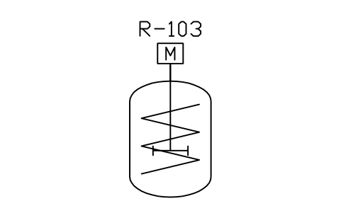 Preview of the Reactor, with coil symbol, block PEQ_RX_COIL