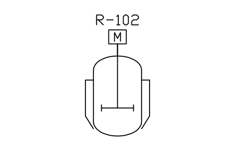 Preview of the Reactor, jacketed symbol, block PEQ_RX_JACKET